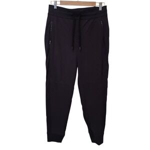 Athleta Headlands Hybrid Trek Jogger Black Hiking Pants Women 8 486200